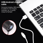 Mini torcia elettrica 3 modalità IPX45 impermeabile, 8
