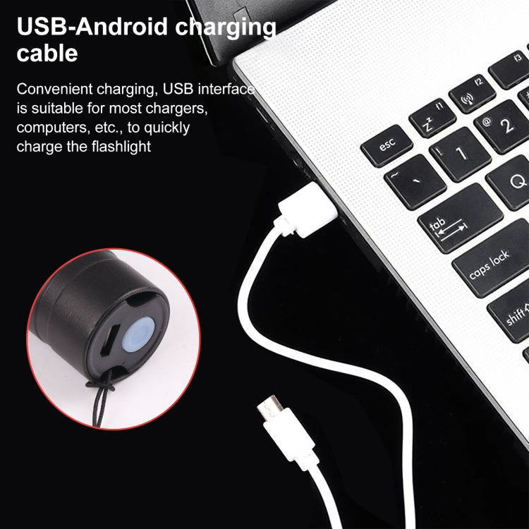 Mini torcia elettrica 3 modalità IPX45 impermeabile, 8