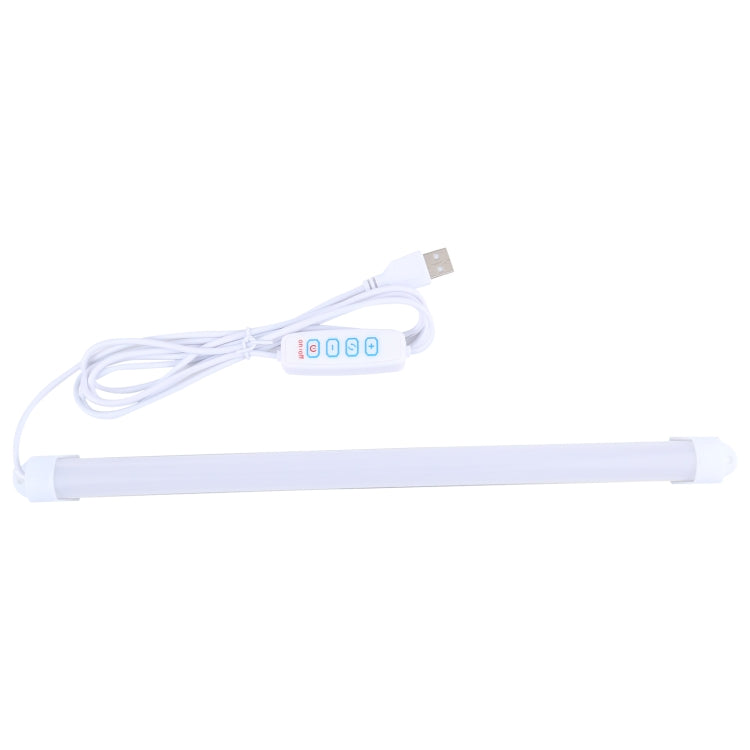 Tubo luminoso a LED con regolazione continua a tre colori USB multifunzionale da 30 cm e 36 LED, DC 5 V, 30cm