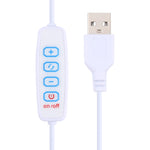 Tubo luminoso a LED con regolazione continua a tre colori USB multifunzionale da 30 cm e 36 LED, DC 5 V, 30cm