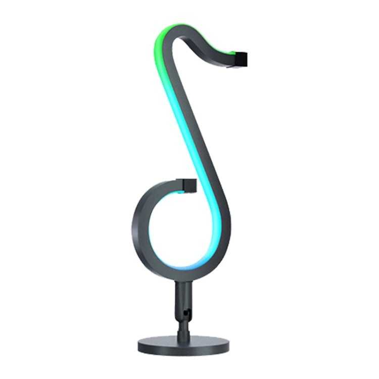 Lampada da scrivania domestica RGB a colori illusori con nota musicale