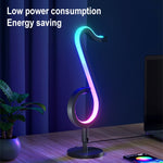 Lampada da scrivania domestica RGB a colori illusori con nota musicale