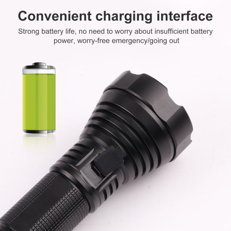 Torcia in lega di alluminio ricaricabile tramite USB, 1
