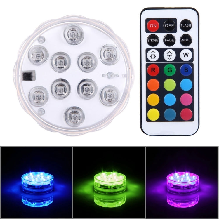 Cilindro luminoso a 10 LED telecomandato 24-30 piedi