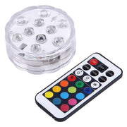 Cilindro luminoso a 10 LED telecomandato 24-30 piedi