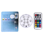 Cilindro luminoso a 10 LED telecomandato 7-9 metri