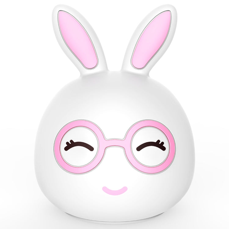 Luce notturna decorativa a LED Happy Rabbit Creative Touch 3D, versione con batteria AAA, AAA Battery Version (Pink), AAA Battery Version (Blue)
