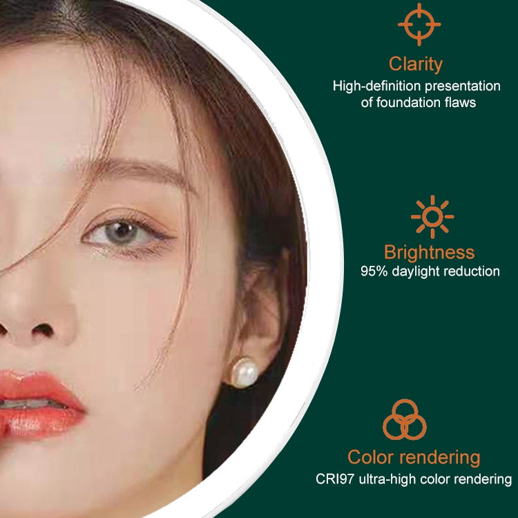 Specchio per trucco da tavolo intelligente a LED con luce di riempimento, luce bianca, White Light