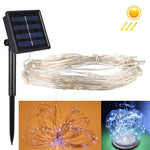 Stringa luminosa 20m 200 LED pannello solare DC 5V