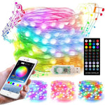 Decorazione natalizia Telecomando USB con filo di rame e controllo APP mobile Bluetooth, Lunghezza: 5 m 50 LED, Remote Controller & APP Control, Length: 5m 50 LEDs
