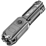 SMILING SHARK 622A Torcia LED luminosa a tre marce con messa a fuoco telescopica, 622A