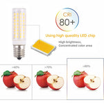 Luce a mais LED E17 102 LED SMD 2835 2800-3200K, CA 110 V, E17