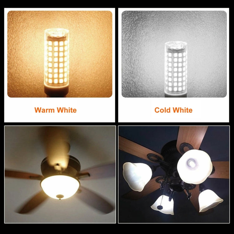 Luce a mais LED E17 102 LED SMD 2835 2800-3200K, CA 110 V, E17