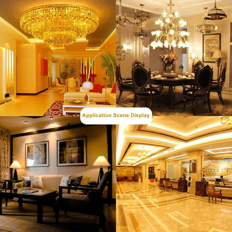 Luce a mais LED E17 102 LED SMD 2835 2800-3200K, CA 110 V, E17