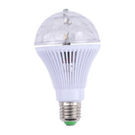 Lampada da palco a LED rotante a colori E27, CA 85-260 V