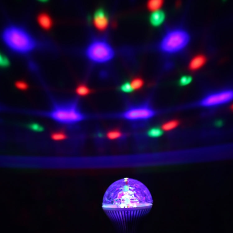 Lampada da palco a LED rotante a colori E27, CA 85-260 V