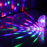 Lampada da palco a LED rotante a colori E27, CA 85-260 V