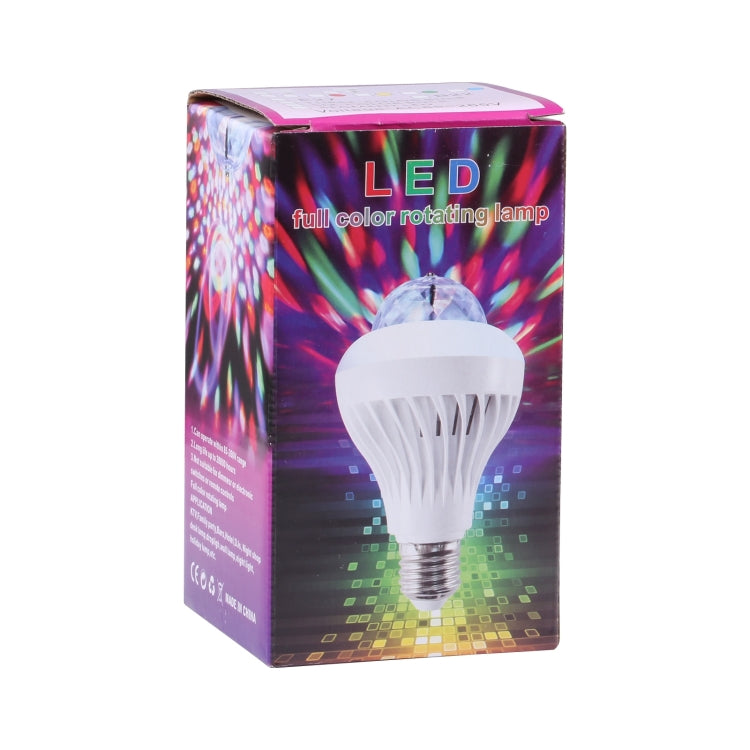 Lampada da palco a LED rotante a colori E27, CA 85-260 V