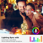 Decorazione natalizia Stringa di filo di rame RGB Luce Controllo APP mobile Bluetooth, Lunghezza: 10 m 100 LED, 10m 100 LEDs