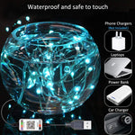 Decorazione natalizia Stringa di filo di rame RGB Luce Controllo APP mobile Bluetooth, Lunghezza: 10 m 100 LED, 10m 100 LEDs