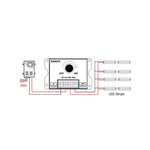 Modulo intelligente dimmerabile con manopola controller LED da 30 A