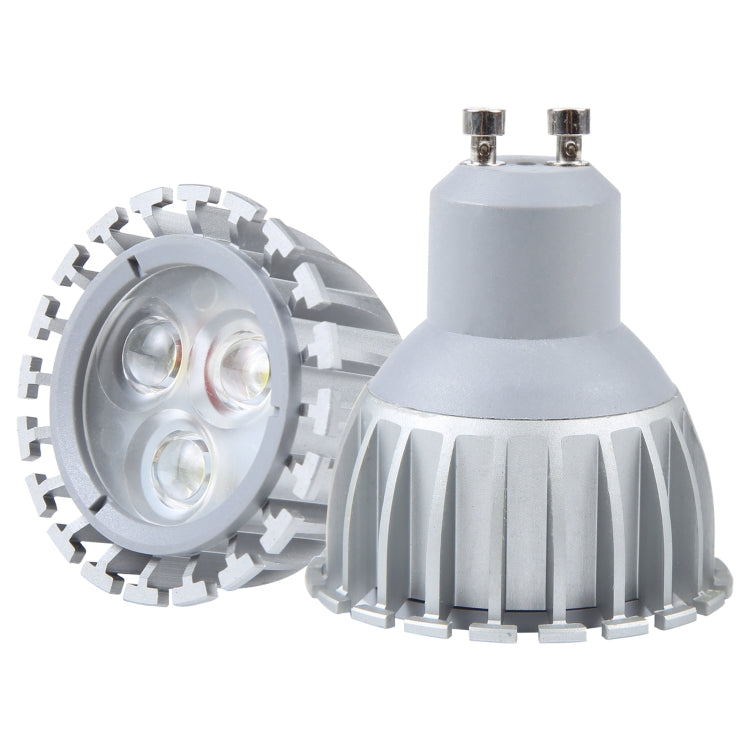 Faretto LED luminoso GU10 6W a luce bianca, 85-265V, 6W White Light