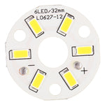 3W 6 LED SMD 5730 Modulo LED Lampada Sorgente luminosa a soffitto, DC 9V Luce bianca calda, DC9V Warm White Light