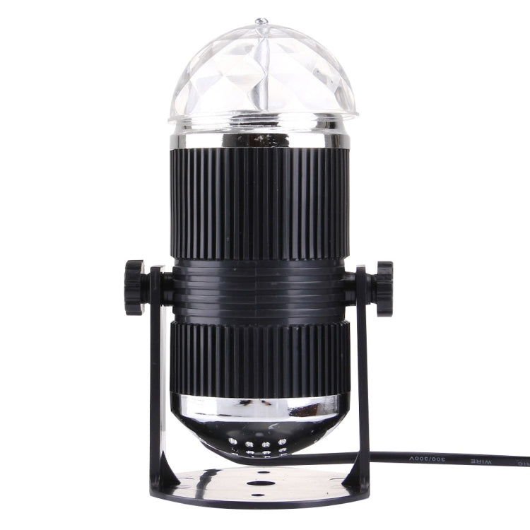 Spina europea per luci da palco a LED con mini sfera magica rotante da 3 W, EU Plug