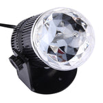 Spina europea per luci da palco a LED con mini sfera magica rotante da 3 W, EU Plug