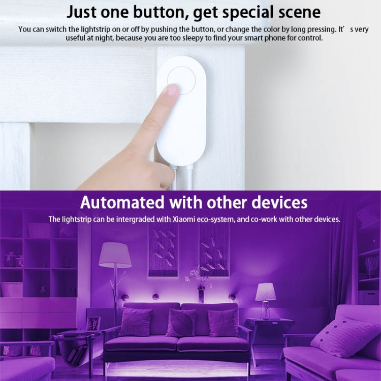 Striscia LED originale per estensione telecomando Xiaomi Youpin Yeelight Smart WiFi APP, lunghezza: 1 m