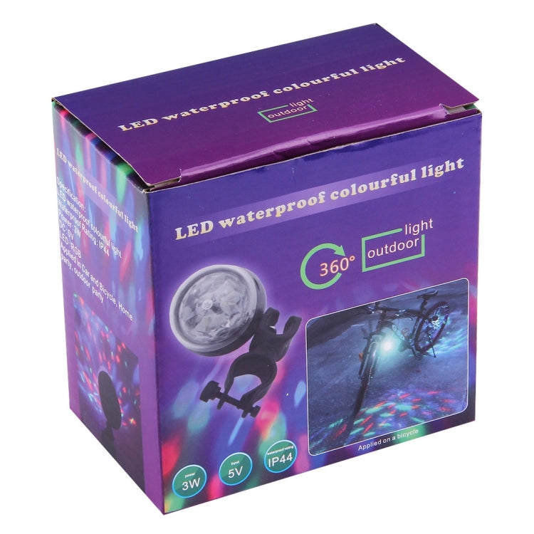 Lampada LED con supporto per bicicletta 10.6x6.8x10.5cm