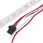 WS2812B Luce RGB 5050 SMD LED Luce a corda impermeabile con involucro, 30 LED/m, DC 12V, Lunghezza: 5 m, Casing Rope Light 30 LED/m