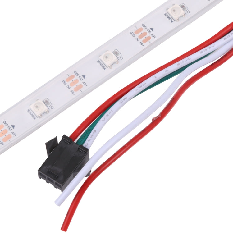 WS2812B Luce RGB 5050 SMD LED Luce a corda impermeabile con involucro, 30 LED/m, DC 12V, Lunghezza: 5 m, Casing Rope Light 30 LED/m