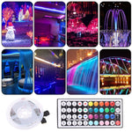 Luce a corda LED RGB Bare Board 2835 SMD, 60 LED/m, lunghezza: 5 m, 12 V 2 A 100-240 V, con telecomando a 44 tasti, 2835 SMD RGB LED, 5m, with 44-key Remote Control