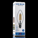 C35 E14 4W 4 LED 300 LM 3000K Lampadina a filamento LED retrò dimmerabile Luce a risparmio energetico, CA 220V, Apiciform E14 4W 220V Warm White, Apiciform E14 4W 220V White Light