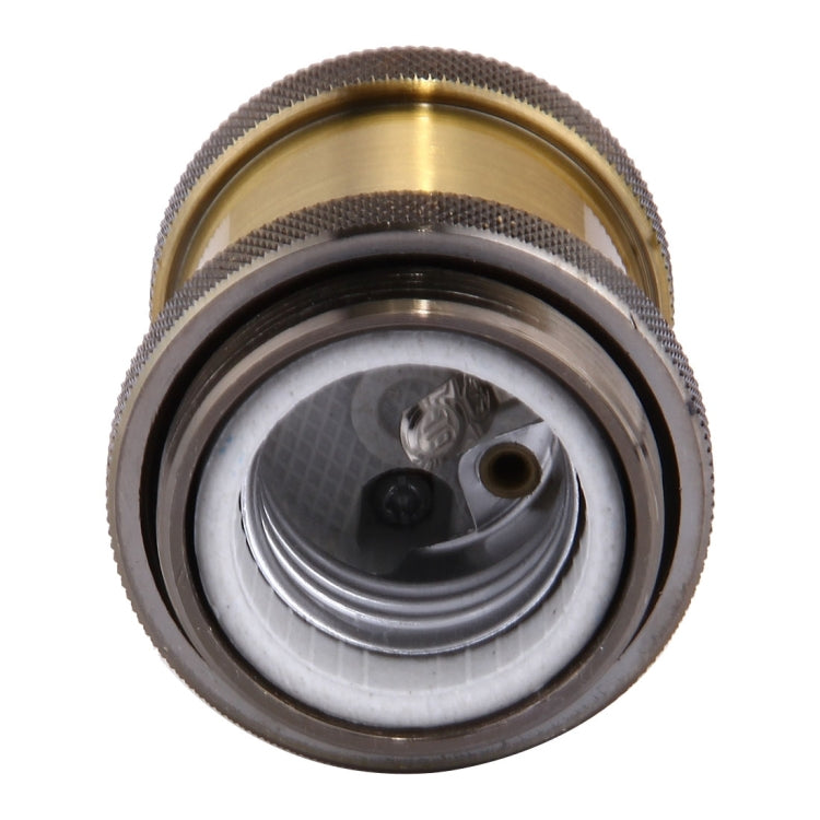 Portalampada con base per lampadina a vite vintage retrò E27, lampadina non inclusa, CA 85-265 V