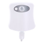 Illuminazione interna a 8 colori Luci notturne Sensore di movimento LED Coprisedile per WC Lampada luminosa