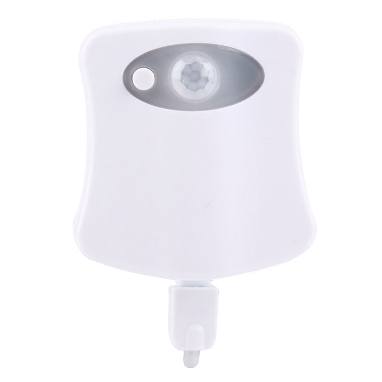 Illuminazione interna a 8 colori Luci notturne Sensore di movimento LED Coprisedile per WC Lampada luminosa
