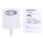 Illuminazione interna a 8 colori Luci notturne Sensore di movimento LED Coprisedile per WC Lampada luminosa