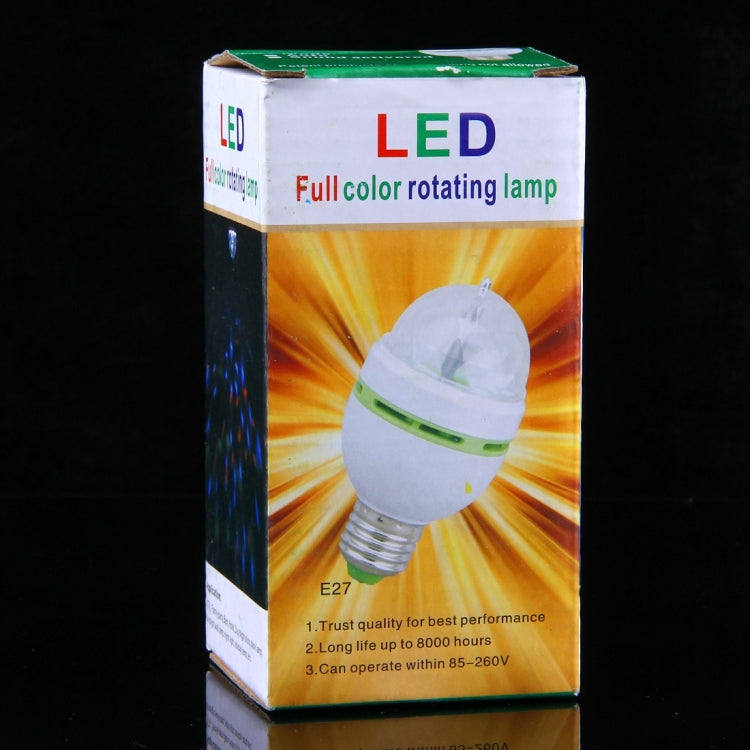 Lampada a LED a colori con rotazione automatica per feste in famiglia/KTV/bar/hotel/DJ, CA 85-260 V
