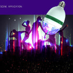 Lampada a LED a colori con rotazione automatica per feste in famiglia/KTV/bar/hotel/DJ, CA 85-260 V