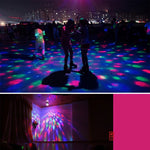 Lampada a LED a colori con rotazione automatica per feste in famiglia/KTV/bar/hotel/DJ, CA 85-260 V