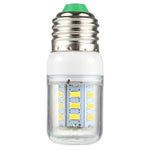 Lampadina a risparmio energetico SMD 5730, CC 12-30 V, E27 24 LEDs White Light, E27 24 LEDs Warm White