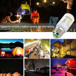 E27 27 LED 3W LED Corn Light SMD 5730 Lampadina a risparmio energetico, DC 12V, E27 27 LEDs White Light 12V, E27 27 LEDs Warm White 12V