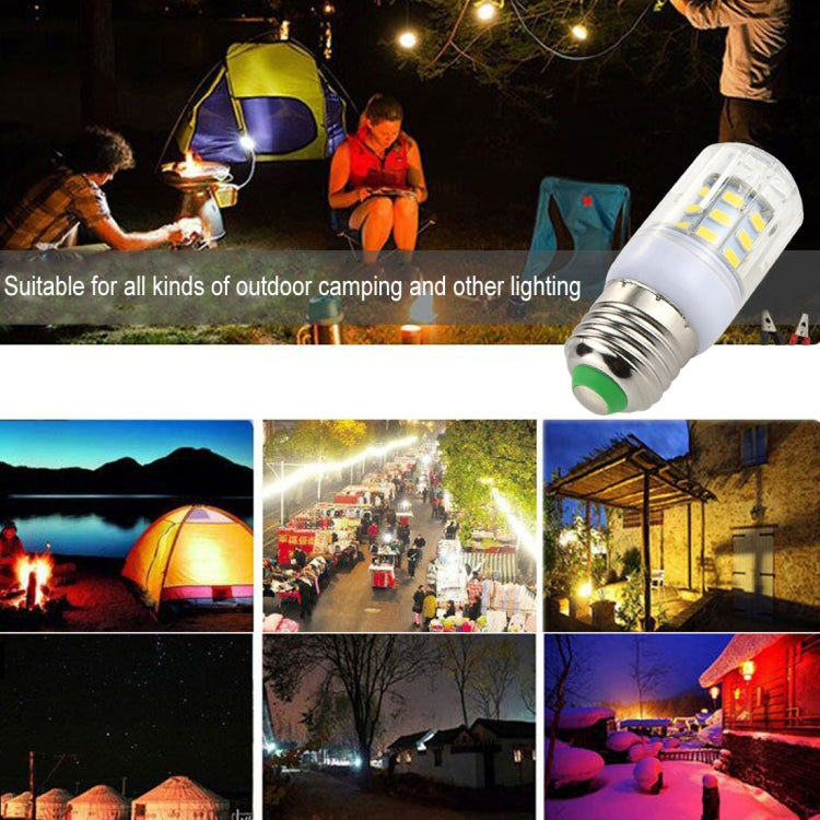 E27 27 LED 3W LED Corn Light SMD 5730 Lampadina a risparmio energetico, DC 12V, E27 27 LEDs White Light 12V, E27 27 LEDs Warm White 12V
