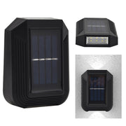 Lampada da parete solare 6 LED per esterni 14x10x4cm