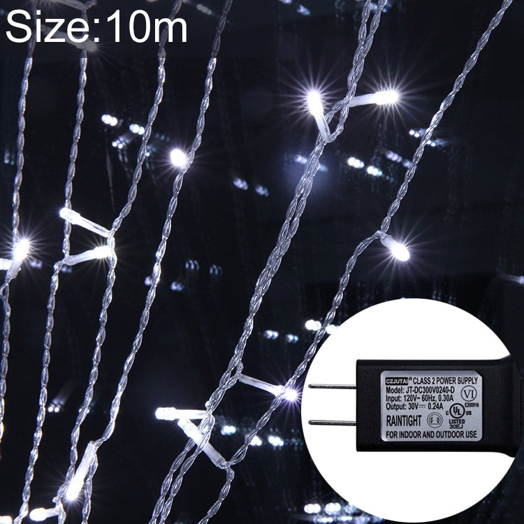 Stringa di luci decorative da 100 LED con giunto terminale e 8 funzioni del modello, spina americana, 10m Colorful Light, 10m White Light, 10m Warm White