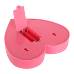 Lampada da tavolo per matrimoni, 2 batterie AA alimentate a batterie, luce notturna, Heart(Yellow), Heart(Pink), Heart(Blue), Heart(Red), Heart(White)