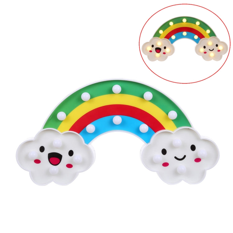 Lampada da tavolo per matrimoni, 2 batterie AA alimentate a batterie, luce notturna, Rainbow