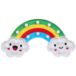 Lampada da tavolo per matrimoni, 2 batterie AA alimentate a batterie, luce notturna, Rainbow